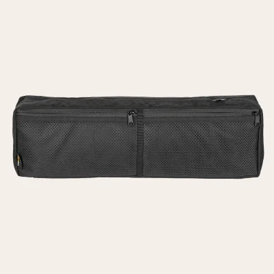 Pouch Mission I in black with Velcro system, front view