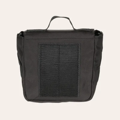 O Pouch MFH Mission II com sistema de velcro, almofadado e compatível com mochilas modulares - bolsa universal robusto feito de nylon Cordura.