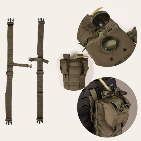 MIL-TEC-Mochila-de-hidratacao-Hydration-Pack-Lasercut-14543002-3 MIL-TEC Mochila de hidratação Lasercut 2,5l 14541201 para utilização tática, Airsoft e Outdoor