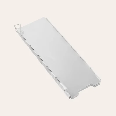 Mil-Tec folding aluminium windscreen - 67×24 cm Kitchen windscreen 14919000 for outdoor cookers