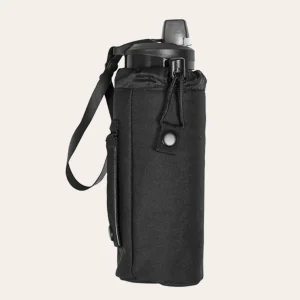 MIL-TEC Garrafa SMOKE 600ml 1 Saco para garrafa de água Mil-Tec Molle 14519802 - saco robusto para garrafa de água Smoke em preto