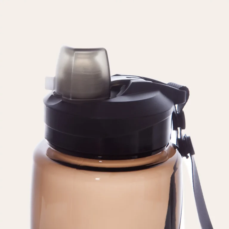 Mil-Tec Smoke bottle 14519702 - robust outdoor water bottle in smoke grey plastic