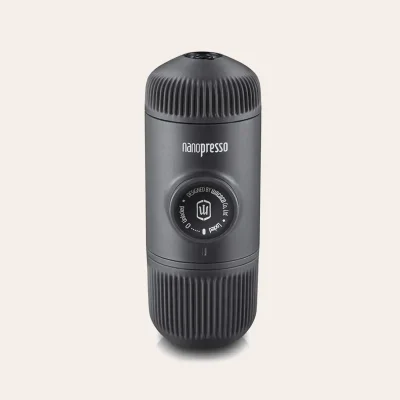 Wacaco Nanopresso portable coffee maker without electricity for outdoors, travelling and adventures