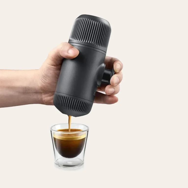 Wacaco Nanopresso portable coffee maker without electricity for outdoors, travelling and adventures