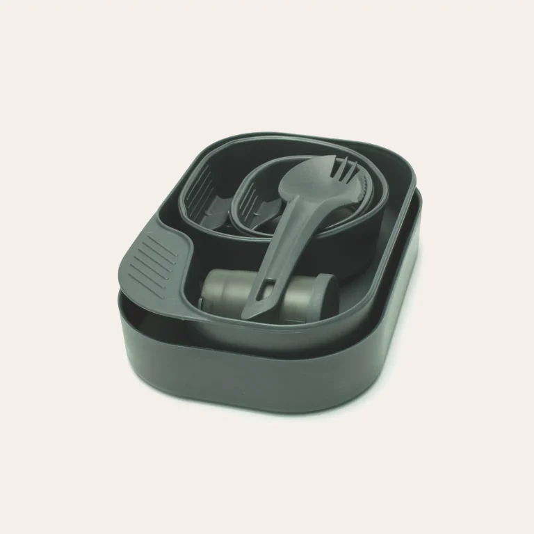 Wildo Camp-a-Box Complete - utensílios de mesa de exterior leves e compactos para campismo e trekking