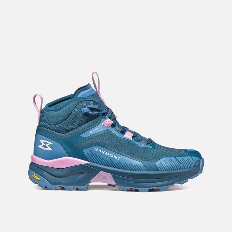 Lightweight and waterproof Garmont 9.81 ENGAGE MID GTX® hiking boot with GORE-TEX® and VIBRAM® sole for fast hikes and demanding terrain.