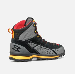 Garmont CIMA WP waterproof hiking boot for demanding outdoor trips with a grippy sole and asymmetric laces