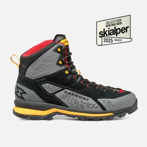 Garmont CIMA WP waterproof hiking boot for demanding outdoor trips with a grippy sole and asymmetric laces