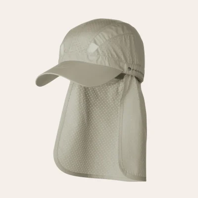 Boné leve para o deserto com proteção para o pescoço da Ferrino - ideal para caminhadas e para passar tempo ao ar livre ao sol e ao calor