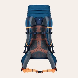 Mochila Vulkan 35L da Highlander Outdoor para passeios dinâmicos e montanhismo, com suporte para machado de gelo e sistema de costas Airvent