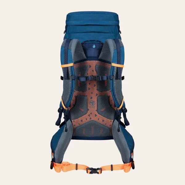 Highlander-Outdoor-Mochila-Vulkan-35-litros-RUC291-NB-02 Mochila Vulkan 35L da Highlander Outdoor para passeios dinâmicos e montanhismo, com suporte para machado de gelo e sistema de costas Airvent