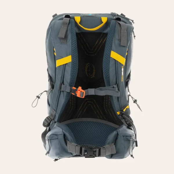 Highlander-Outdoor-Vega-homen-25l-RUC289-GR-05 Mochila de trekking leve Vega 25l da Highlander Outdoor para caminhadas confortáveis e passeios de um dia