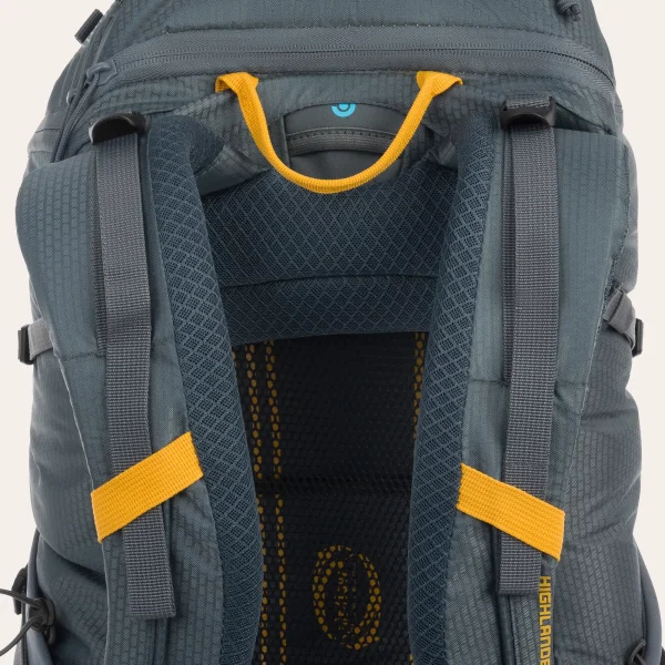 Highlander-Outdoor-Vega-homen-40l-RUC290-GR-05 Mochila Highlander Outdoors Vega 40l para homem, artigo RUC290-GR, mochila de trekking leve com sistema de transporte ergonómico
