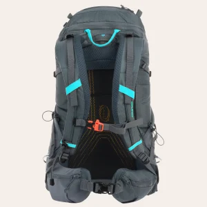 Mochila Highlander Outdoors Vega 40l cinzenta para mulher, artigo RUC290L-GR, mochila de trekking leve com sistema de transporte específico para mulher
