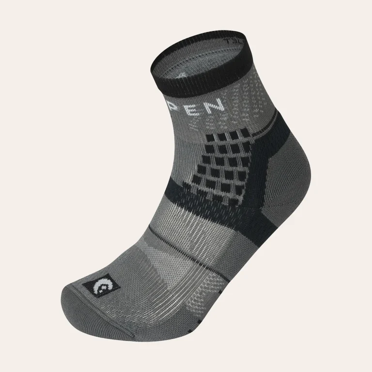 Meias de caminhada respiráveis Lorpen T3 Light Hiker ECO Shorty com tecnologia T3 para dias quentes