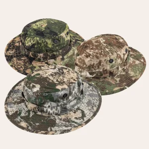 Chapéu de verão Mil-Tec Boonie WASP I em estilo GI dos EUA com padrão de camuflagem para utilização tática e no exterior