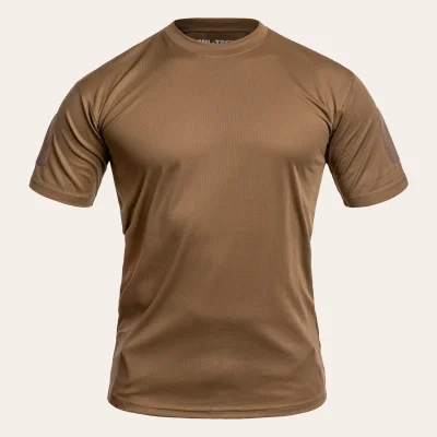 Functional tactical shirt from MIL TEC - breathable, quick-drying and with Velcro surfaces for patches. Ideal for hiking, missions and sports.