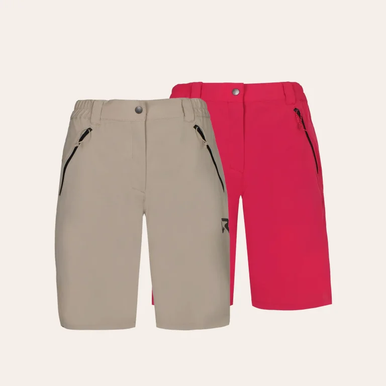 Calções de trekking Rock Experience Observer Bermuda Pant com tecido elástico e bolsos funcionais