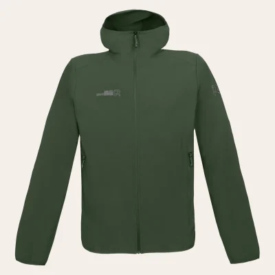 Casaco Softshell para proteção contra o vento e as intempéries em trekking, escalada ou caminhadas