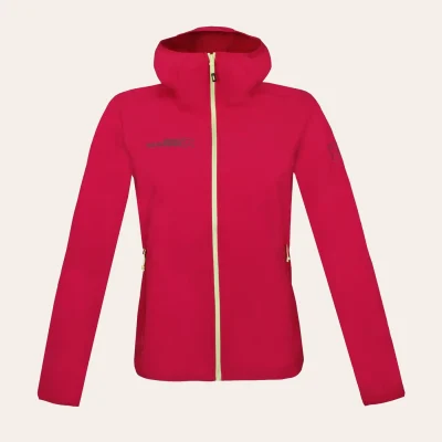 Casaco Softshell para proteção contra o vento e as intempéries em trekking, escalada ou caminhadas