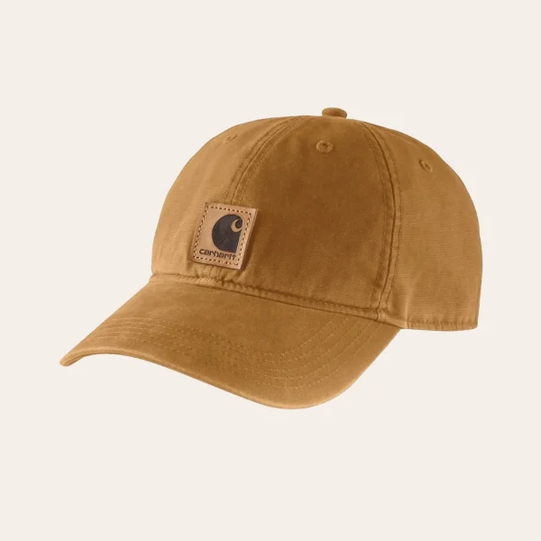 Carhartt-Canvas-Bone-Cap-Odessa-Cap-100289-Carhartt-Brown-01 Boné Carhartt Canvas Cap 100289 em canvas de algodão com tecnologia Force®