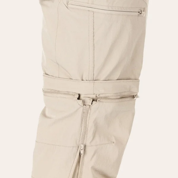 Calças funcionais 2 em 1 da MFH, calças leves para atividades ao ar livre com T-Zip e cintura elástica