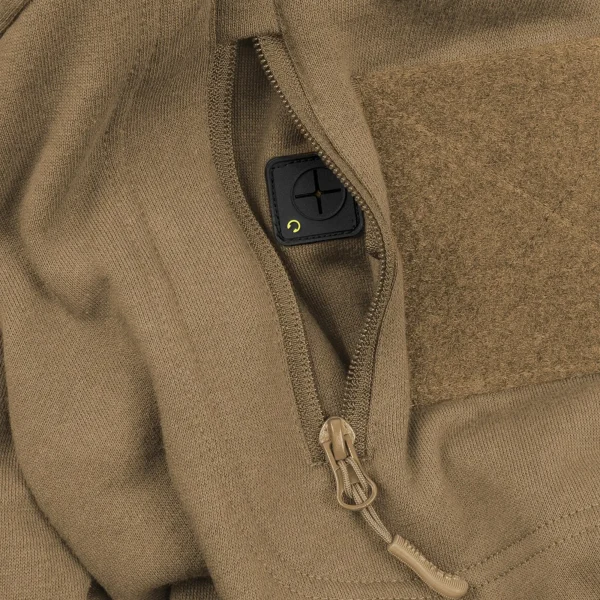 Camisola com capuz MIL-TEC Tactical Hoodie com bolso frontal grande e bolsos nos braços para atividades ao ar livre e uso diário