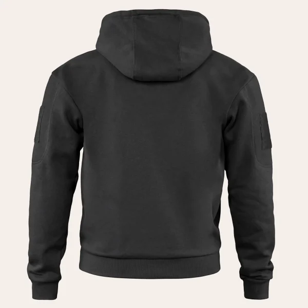 Camisola com capuz MIL-TEC Tactical Hoodie com bolso frontal grande e bolsos nos braços para atividades ao ar livre e uso diário