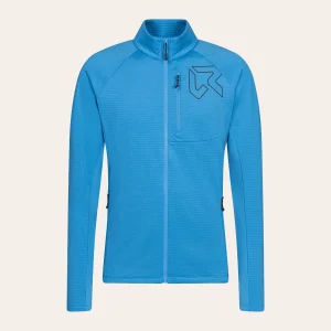 Casaco polar Rock Experience Arrows Mock Neck para homens, casaco quente para exterior com estrutura de waffle