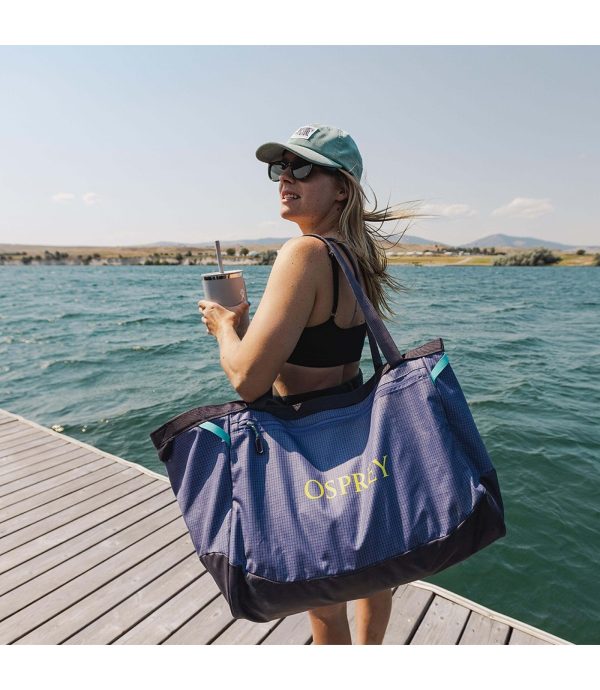 Osprey Transporter™ Gear Tote 60 L - Sturdy, waterproof bag, ideal for outdoor activities, travelling and camping.