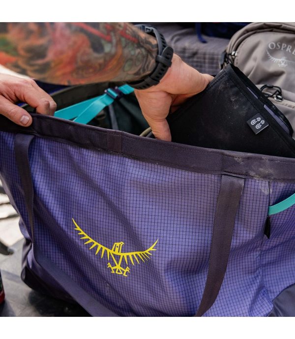 Osprey Transporter™ Gear Tote 60 L - Sturdy, waterproof bag, ideal for outdoor activities, travelling and camping.