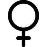 Venus symbol for sports and outdoor products for women
