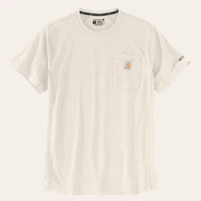 Carhartt Force® Relaxed Fit men's short-sleeved T-shirt with pocket, breathable and quick-drying
