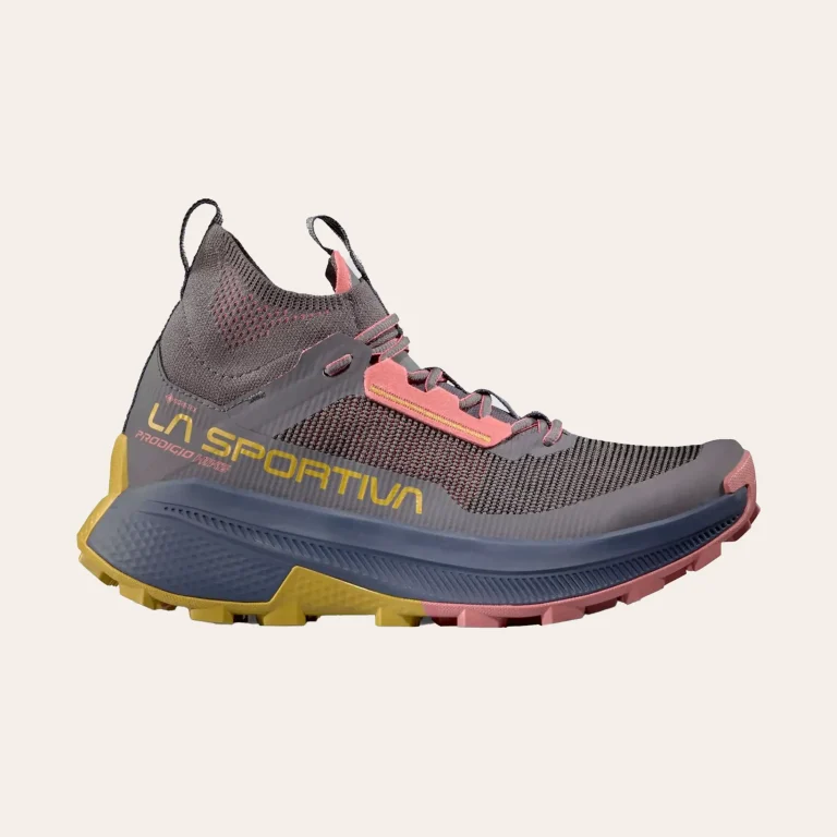 Sapato de caminhada La Sportiva Prodigio Hike GTX impermeável com membrana Gore-Tex e sola FriXion XT Red