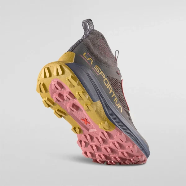 Sapato de caminhada e trail running La Sportiva Prodigio Hike GTX impermeável com membrana Gore-Tex e sola FriXion XT Red