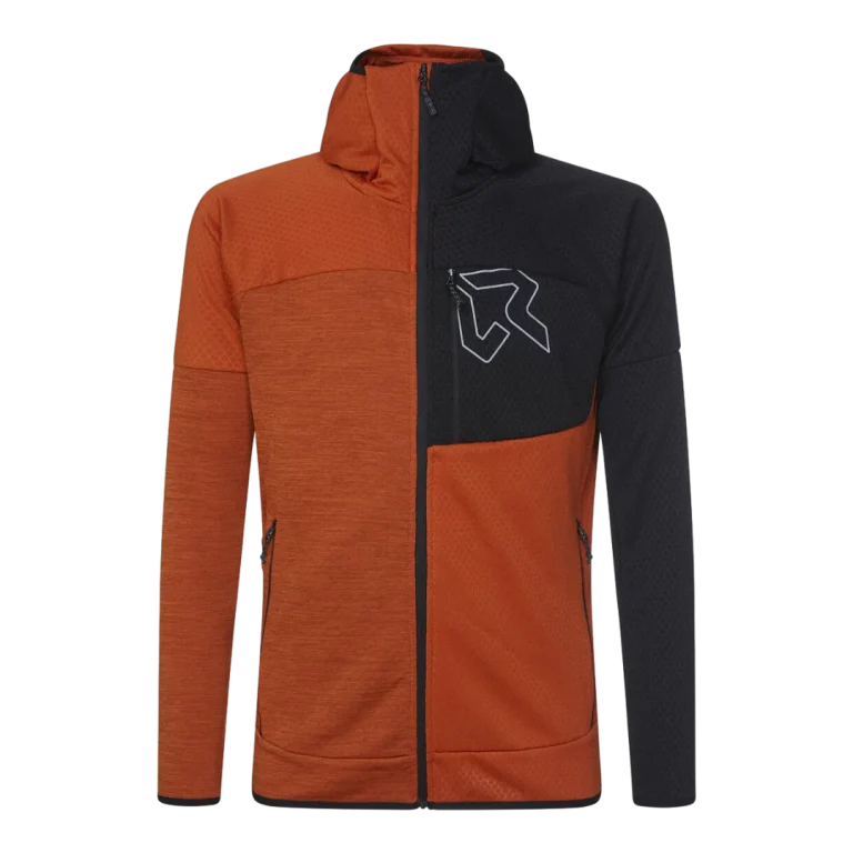 Casaco polar com capuz Rock Experience Kobra para caminhadas, alpinismo e escalada – respirável, elástico, quente