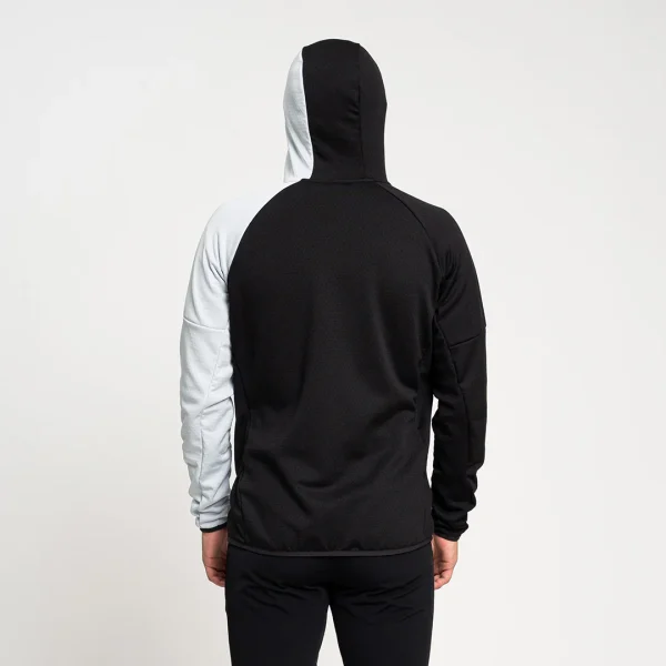 Casaco polar com capuz Rock Experience Kobra para caminhadas, alpinismo e escalada – respirável, elástico, quente