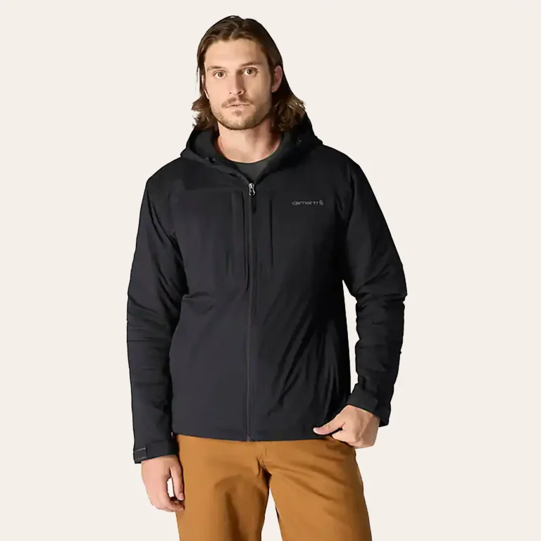 Casaco Carhartt Force Winnipeg Casaco impermeável para atividades ao ar livre com capuz