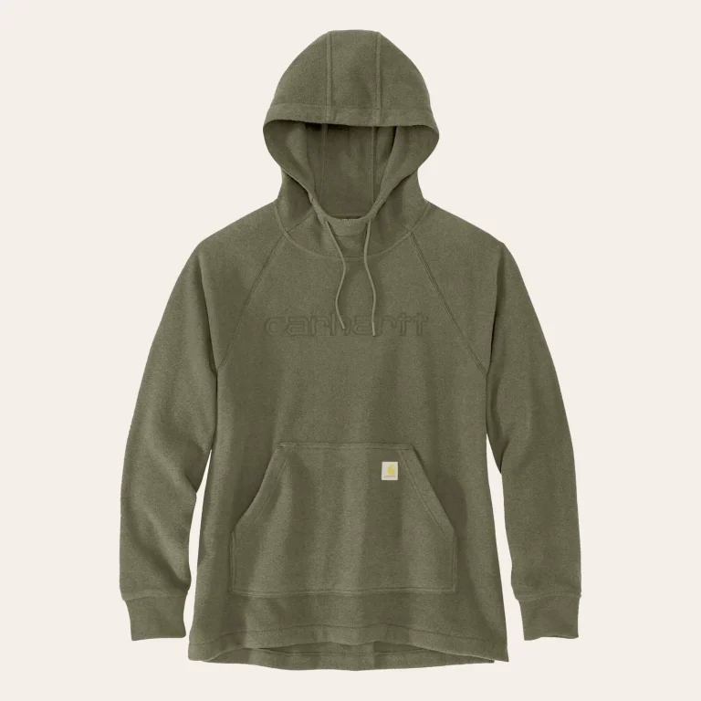 Carhartt Force Rochester Sweatshirt Oversized Fit Microfleece Hoodie for women