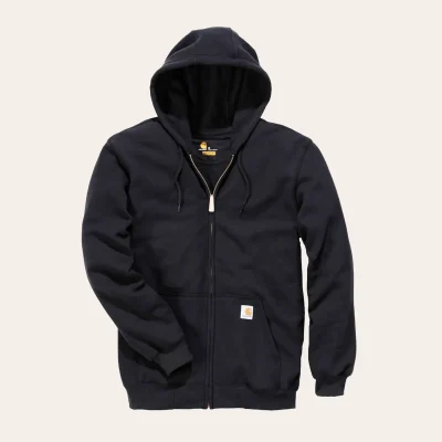 Carhartt Loose Fit Midweight Full-Zip Sweatshirt Hoodie com fecho e capuz