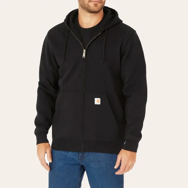 Carhartt Loose Fit Midweight Full-Zip Sweatshirt Hoodie com fecho e capuz