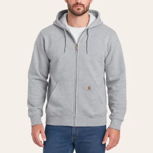 Carhartt Loose Fit Midweight Full-Zip Sweatshirt Hoodie com fecho e capuz