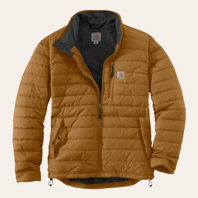 Casaco Carhartt Rain Defender Insulated Jacket robusto e repelente à água para lazer, uso diário, atividades ao ar livre e caminhadas