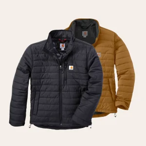 Rugged, water-repellent Carhartt Rain Defender Insulated Jacket for leisure, everyday use, outdoor activities and hiking