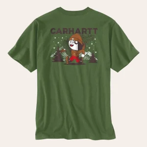 Carhartt Outdoor Graphic T-shirt with Christmas motif, heavy cotton, relaxed cut