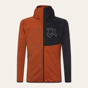 Rock Experience Kobra hooded fleece jacket for hiking, mountaineering and climbing - breathable, elasticated, warm