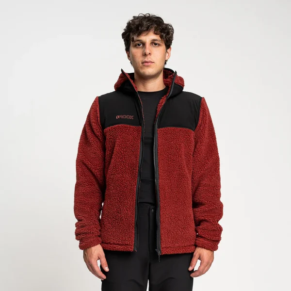 Rock Experience Savoonga 2.0 fleece polar fleece jacket with windproof nylon reinforcements for outdoor activities and trekking