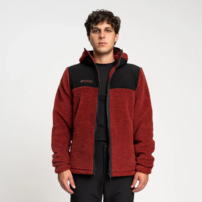 Rock Experience Savoonga 2.0 fleece polar fleece jacket with windproof nylon reinforcements for outdoor activities and trekking