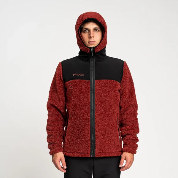 Rock Experience Savoonga 2.0 fleece polar fleece jacket with windproof nylon reinforcements for outdoor activities and trekking