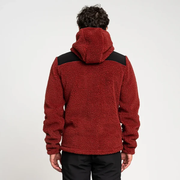 Rock Experience Savoonga 2.0 fleece polar fleece jacket with windproof nylon reinforcements for outdoor activities and trekking